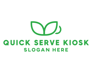 Green Plant Cup logo design