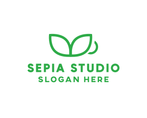 Green Plant Cup logo design