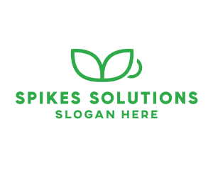 Green Plant Cup logo design