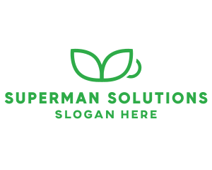 Green Plant Cup logo design