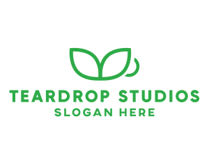 Green Plant Cup logo design