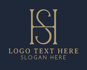 Investor - Investor H & S Monogram logo design