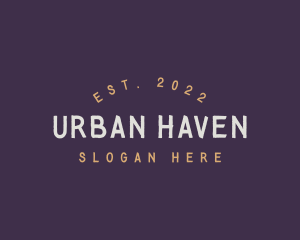 Casual Urban Hipster logo design