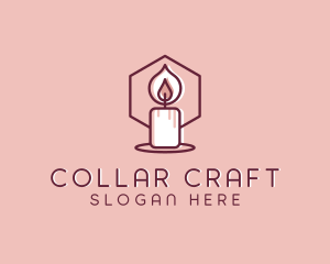 Wax Candle Decoration logo design