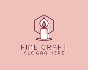 Wax Candle Decoration logo design