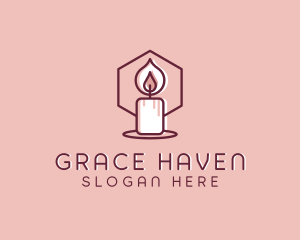 Decoration - Wax Candle Decoration logo design