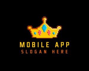 Crown Pixel Gaming Logo