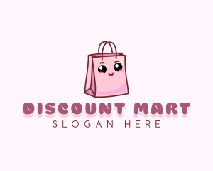 Bargain - Happy Shopping Bag logo design