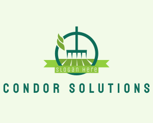 Lawn Rake Landscaping logo design