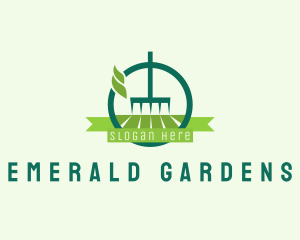 Lawn Rake Landscaping logo design