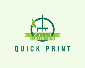 Lawn Rake Landscaping logo design