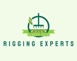 Lawn Rake Landscaping logo design