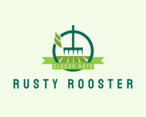 Lawn Rake Landscaping logo design