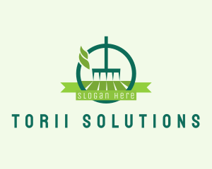 Lawn Rake Landscaping logo design