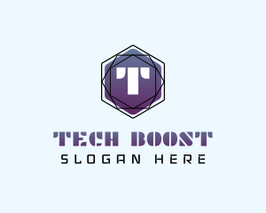 Tech Software App logo design