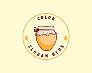 Organic - Organic Bee Jar logo design