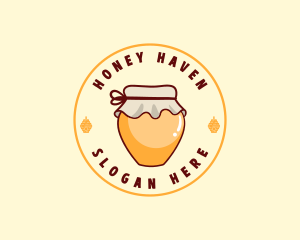 Beehive - Organic Bee Jar logo design