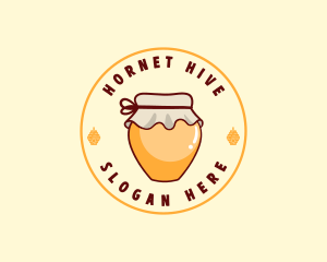 Hornet - Organic Bee Jar logo design