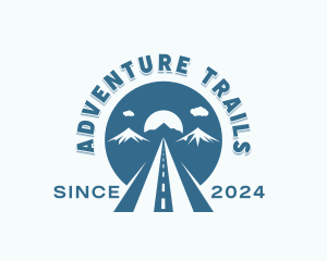 Travel Mountain Road logo design