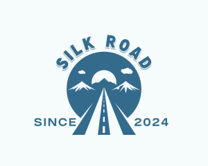 Travel Mountain Road logo design