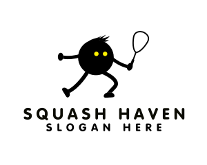 Squash - Squash Sport Racket logo design