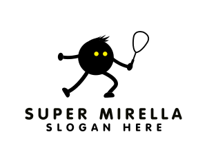 Federation - Squash Sport Racket logo design