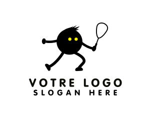 Competition - Squash Sport Racket logo design