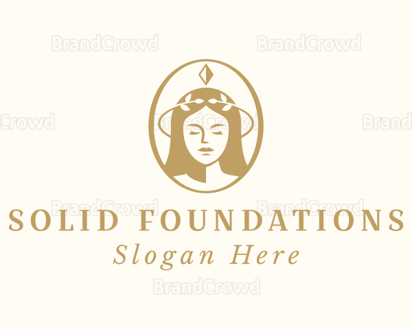 Golden Queen Beauty Logo
