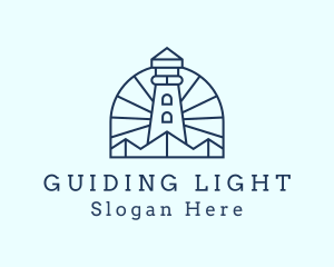 Mountain Light Tower logo design