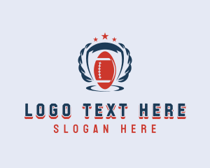 League - American Football Sports League logo design