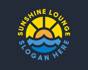 Sunshine Ocean Wave logo design