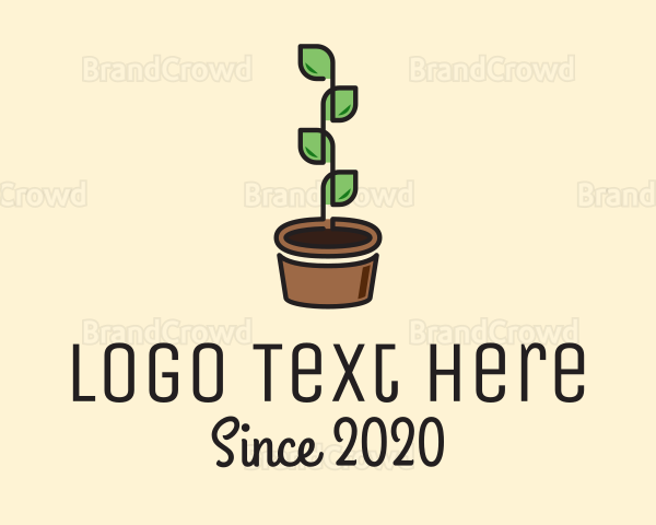 Indoor Plant Pot Logo