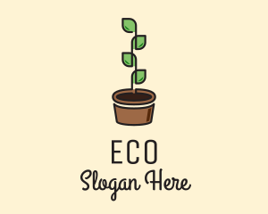 Indoor Plant Pot  Logo