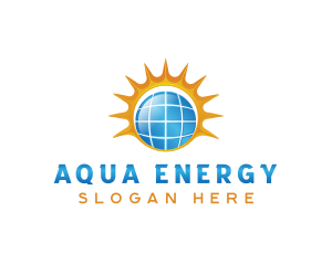 Energy Solar Panel logo design