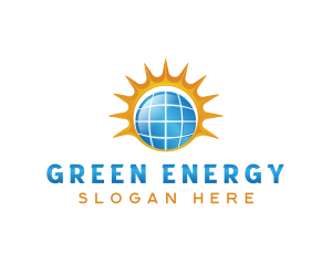 Energy Solar Panel logo design