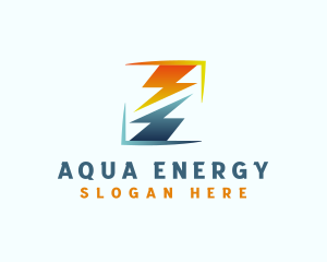 Electric Energy Lightning Bolt  logo design