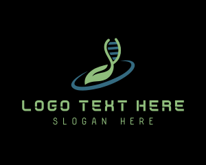 Biotechnology - DNA Biotech Leaf logo design