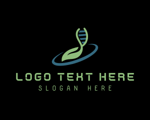 Leaves - DNA Biotech Leaf logo design