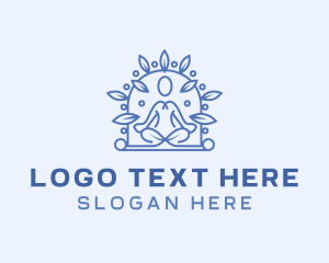 Organic - Yoga Healing Meditation logo design