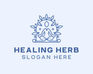 Yoga Healing Meditation logo design