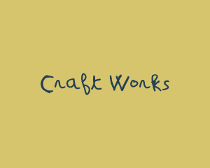 Craft Pen Handwriting logo design