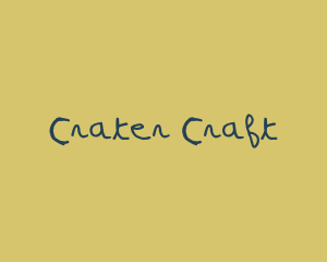 Craft Pen Handwriting logo design