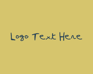 Craft Pen Handwriting Logo