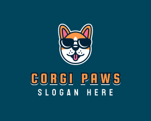 Cool Dog Glasses logo design