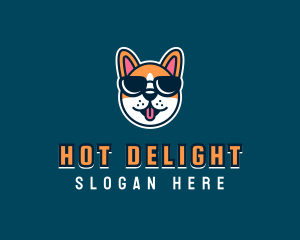 Cool Dog Glasses logo design