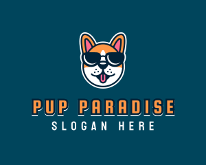 Cool Dog Glasses logo design