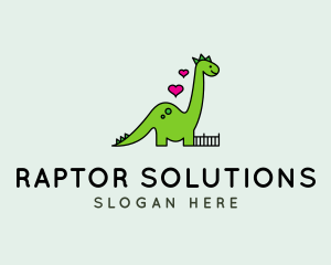 Dinosaur Toddler Toy logo design