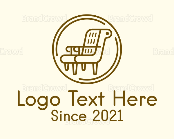 Armchair Furniture Badge Logo