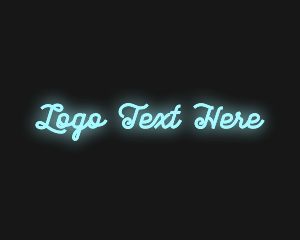 Text - Electric Neon Glow logo design