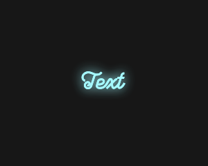 Electric Neon Glow logo design